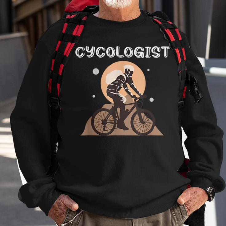 Cycologist Retro Vintage Cycling Funny Bicycle Lovers Gift Cycling Funny Gifts Sweatshirt Gifts for Old Men