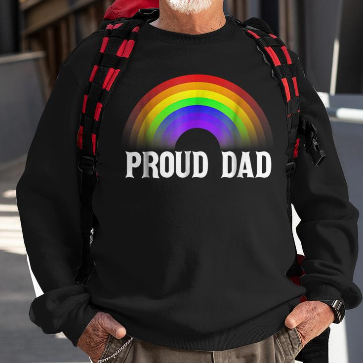 Dad Proud Dad Father Lgbtq Gift For Mens Sweatshirt Gifts for Old Men