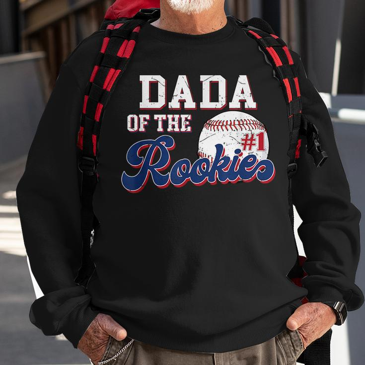 Dada Of Rookie 1 Years Old Team 1St Birthday Baseball Sweatshirt Gifts for Old Men