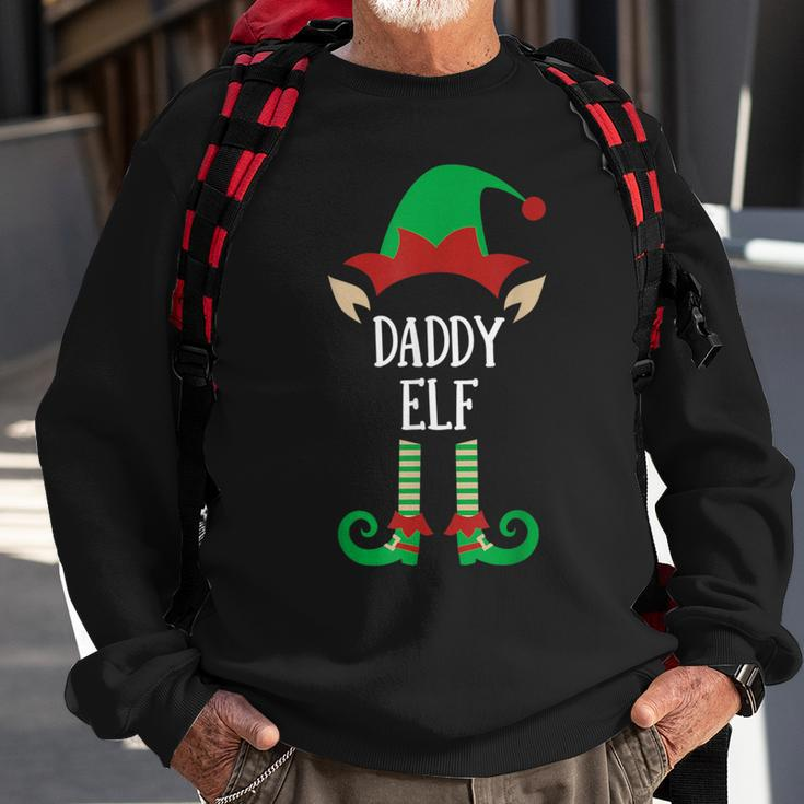 Daddy Elf Matching Family Group Christmas Pajama Party Sweatshirt Gifts for Old Men