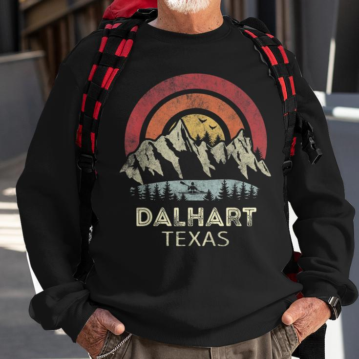 Dalhart Texas Mountain Sunset Sunrise Kayaking Sweatshirt Gifts for Old Men