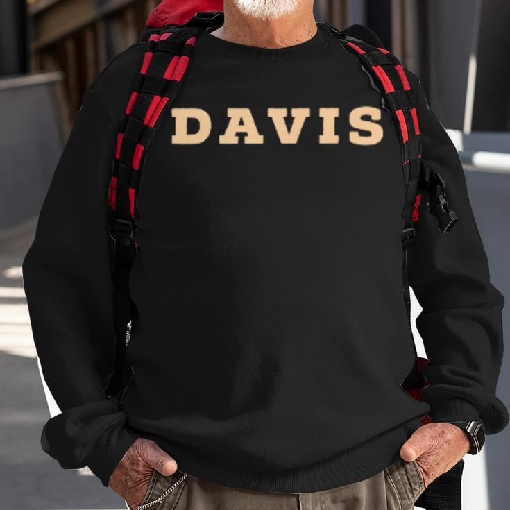 Davis In All Caps Davis Funny Gifts Sweatshirt Gifts for Old Men