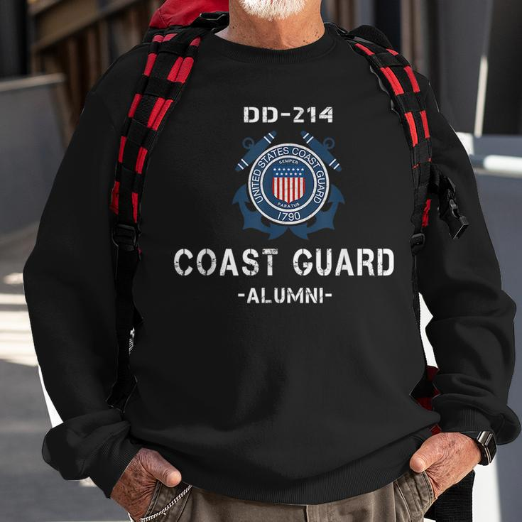 Dd214 Uscg Us Coast Guard Veteran Vintage Veteran Funny Gifts Sweatshirt Gifts for Old Men