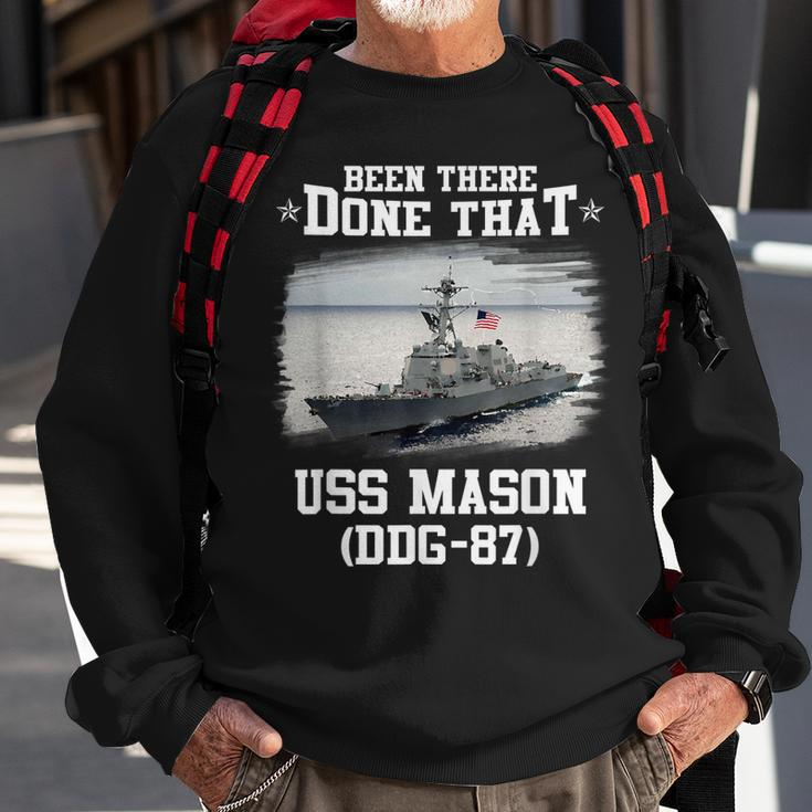 Ddg87 Uss Mason Navy Ships Sweatshirt Gifts for Old Men