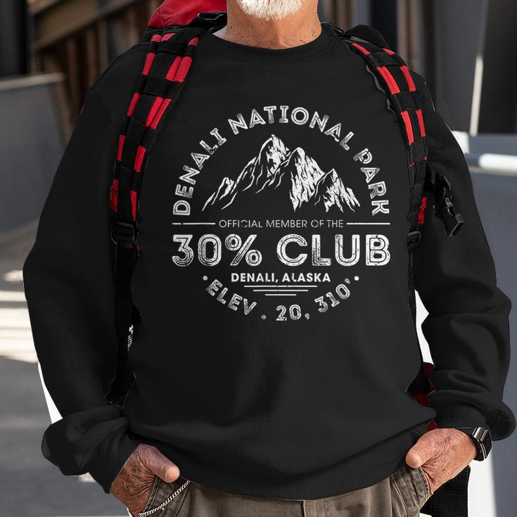 Denali National Park Alaska 30 Club Denali Mountain Tourist Sweatshirt Gifts for Old Men