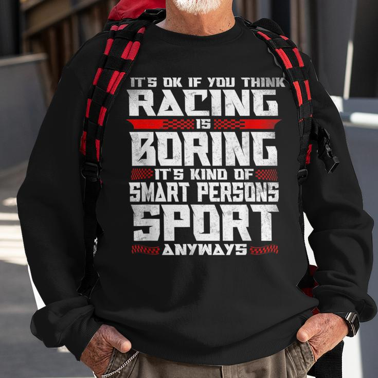 Dirt Track Racing Race Racing Funny Gifts Sweatshirt Gifts for Old Men