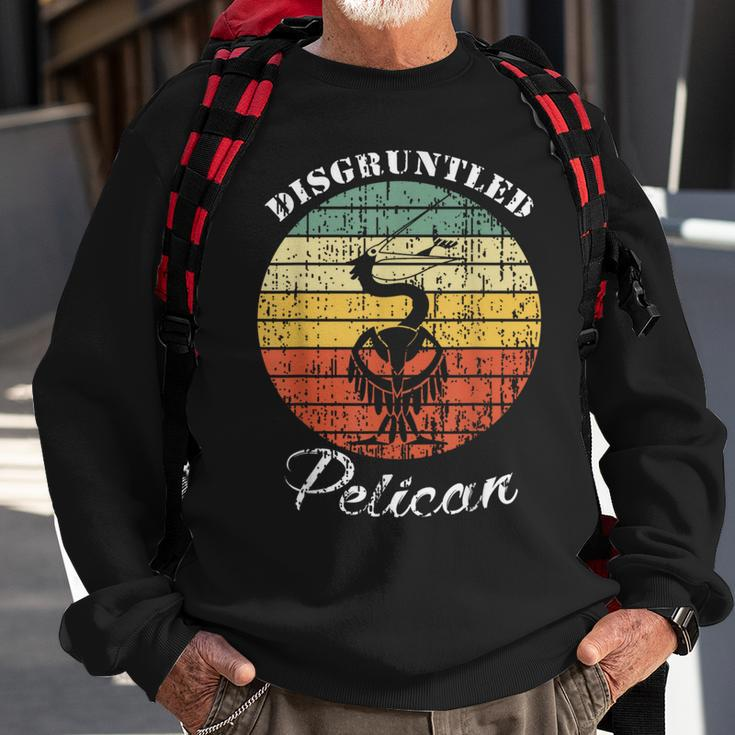 Disgruntled Pelican Quote Sweatshirt Gifts for Old Men