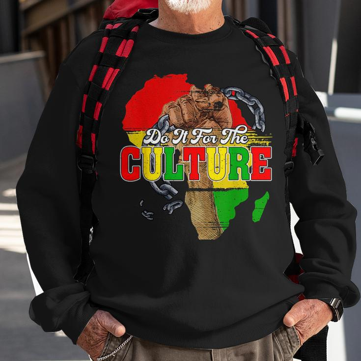 Do It For-The-Culture Junenth Map Black History Month Sweatshirt Gifts for Old Men