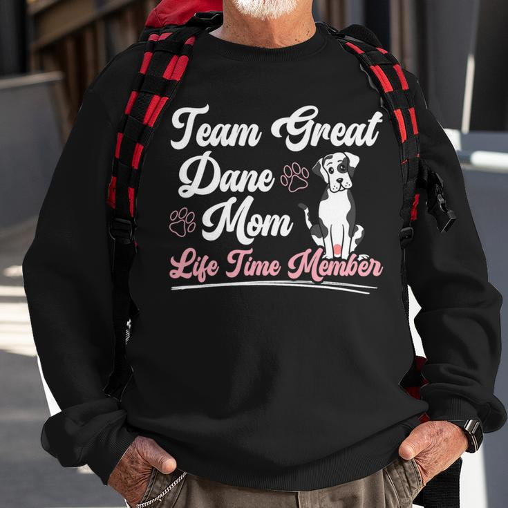 Dog Breeder Mom Dog Owner Great Dane Mom Sweatshirt Gifts for Old Men