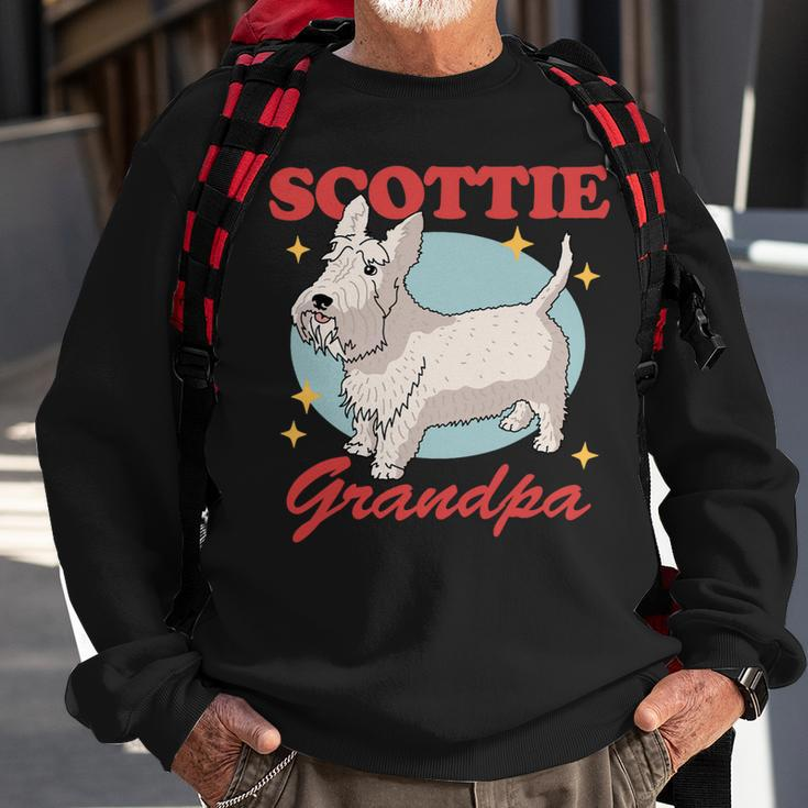 Dog Scottish Terrier Mens Scottie Grandpa Dog Owner Scottish Terrier 3 Sweatshirt Gifts for Old Men