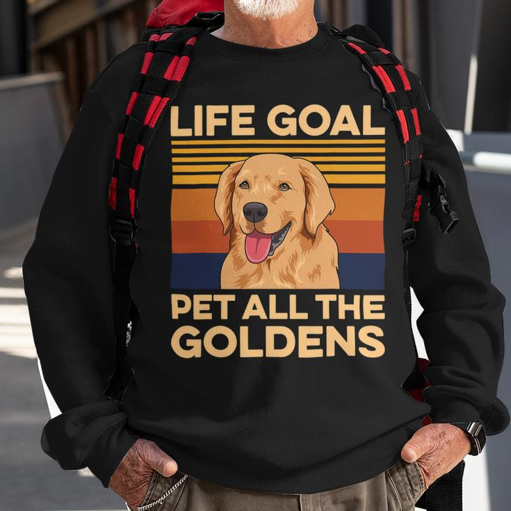 Dogs Design For A Golden Retriever Owner Sweatshirt Gifts for Old Men