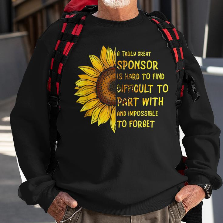 Drug Alcohol Addiction Recovery - A Truly Great Sponsor Sweatshirt Gifts for Old Men