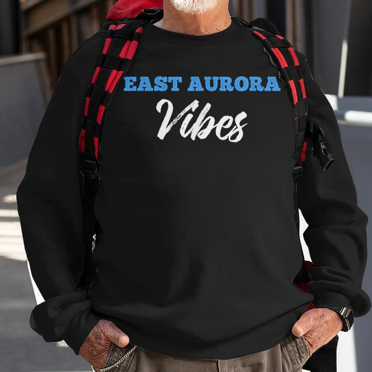 East Aurora Vibes Simple City East Aurora Sweatshirt Gifts for Old Men