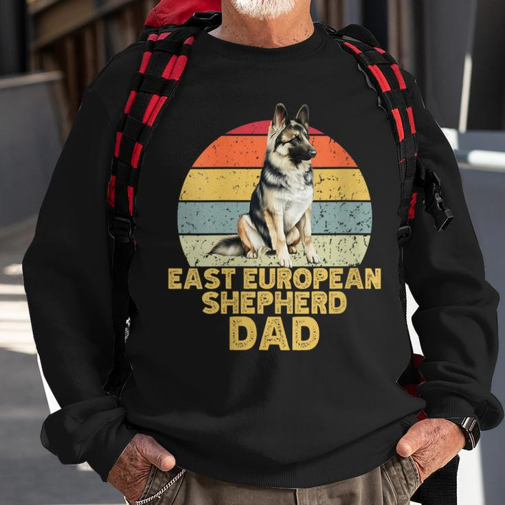East European Shepherd Dog Dad Retro Dogs Lover & Owner Sweatshirt Gifts for Old Men