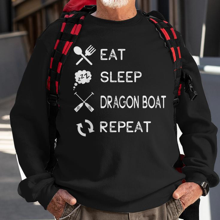 Eat Sleep Dragon Boat Repeat Sweatshirt Gifts for Old Men
