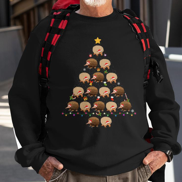 Echidna Christmas Tree Ugly Christmas Sweater Sweatshirt Gifts for Old Men
