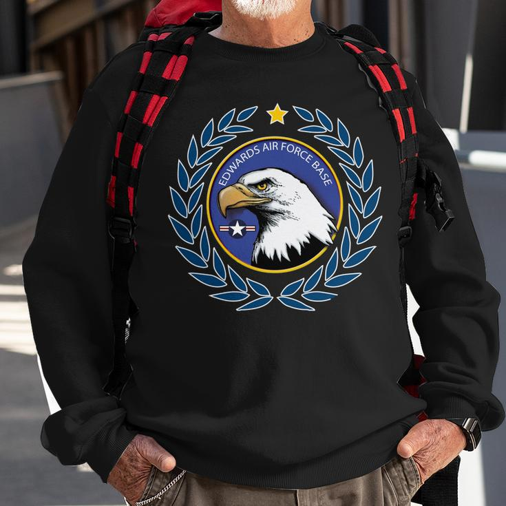 Edwards Air Force Base Eagle Roundel Sweatshirt Gifts for Old Men