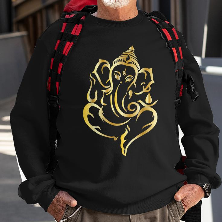 Elegant Lord Ganesha Hindu Indian God Spiritual Elephant Sweatshirt Gifts for Old Men