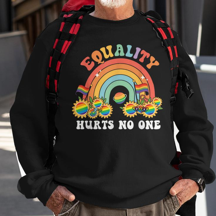 Equality Hurts No One Lgbt PrideGay Pride T Sweatshirt Gifts for Old Men