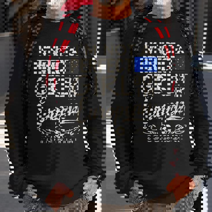 European Union Flag Girl European Pride Souvenir Funny Sweatshirt Gifts for Old Men