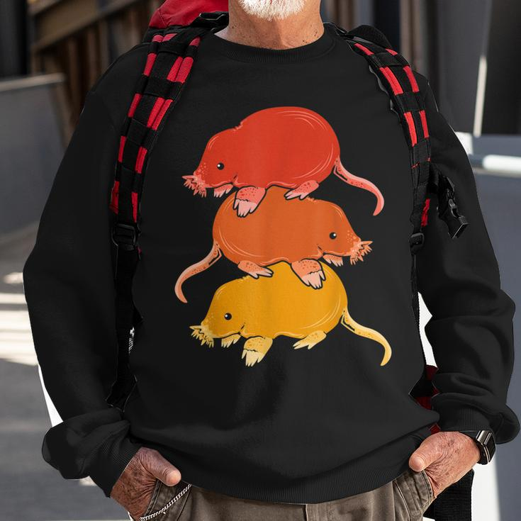Family Star Nosed Mole Sweatshirt Gifts for Old Men