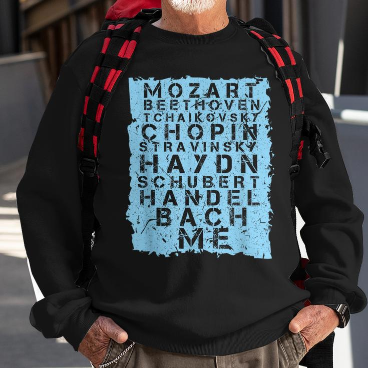 Famous Classical Music Composer Musician Mozart Sweatshirt Gifts for Old Men