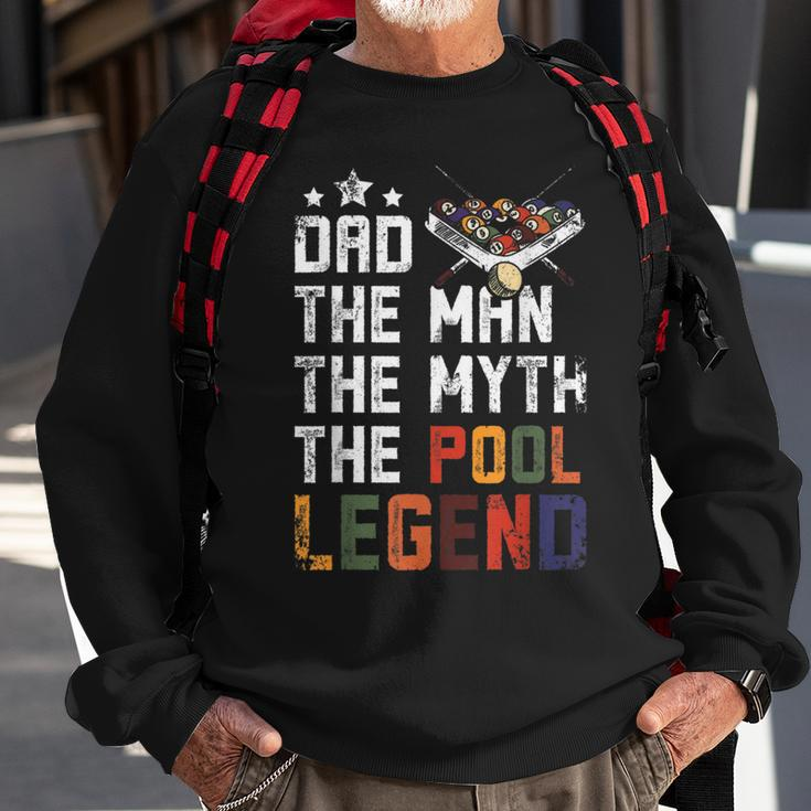 Fathers Day Dad The Pool Billiards Legend Sweatshirt Gifts for Old Men