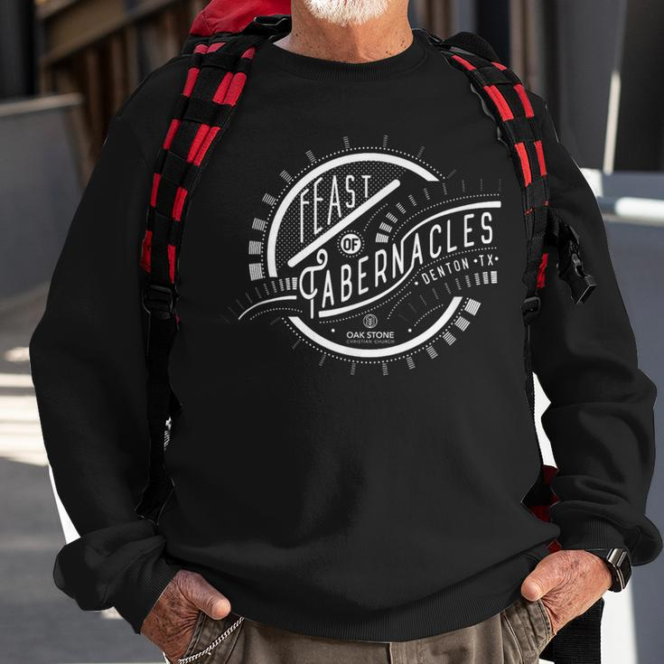 Feast Of Tabernacles Worship In The Tabernacle Oak Stone Sweatshirt Gifts for Old Men