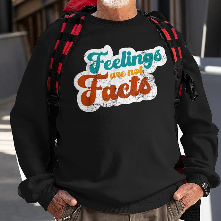 Feelings Are Not Facts Mental Health Awareness Sweatshirt Gifts for Old Men