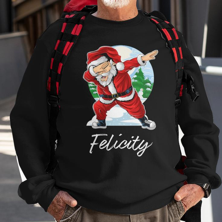 Felicity Name Gift Santa Felicity Sweatshirt Gifts for Old Men