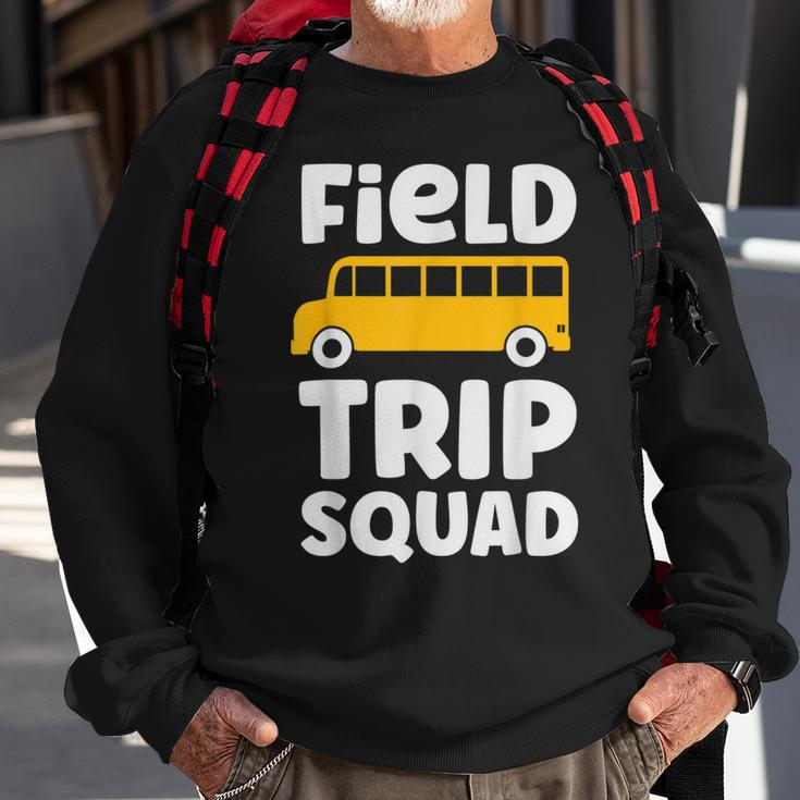 Field Trip Squad School Bus Field Day Vibes 2023 Sweatshirt Gifts for Old Men