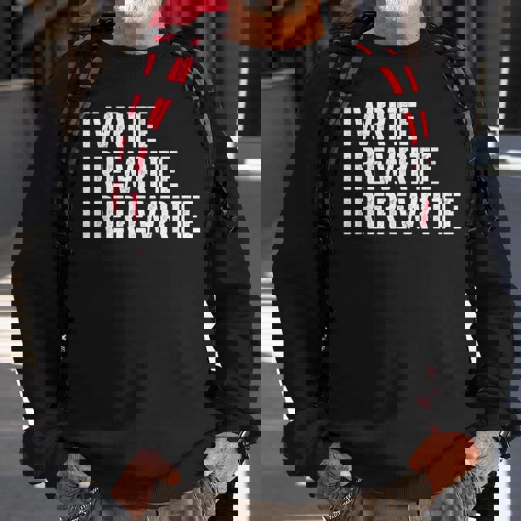 Filmmaking Book Author I Write I Rewrite Screen Writing Writing Funny Gifts Sweatshirt Gifts for Old Men Filmmaking Book Author I Write I Rewrite Screen Writing Writing Funny Gifts Sweatshirt Gifts for Old Men