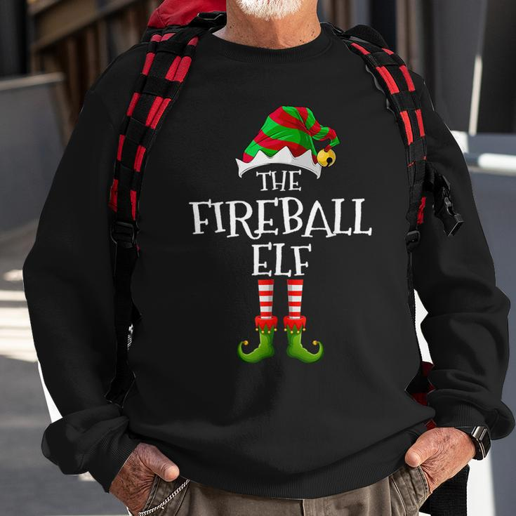 Fireball Elf Matching Family Group Christmas Party Sweatshirt Gifts for Old Men