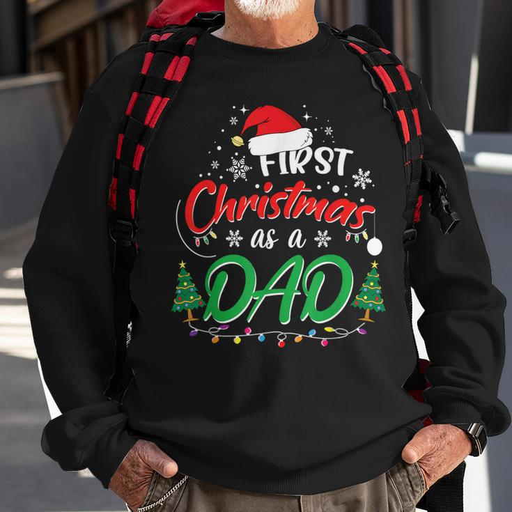 First Christmas As A Dad New Daddy 1St Christmas Sweatshirt Gifts for Old Men