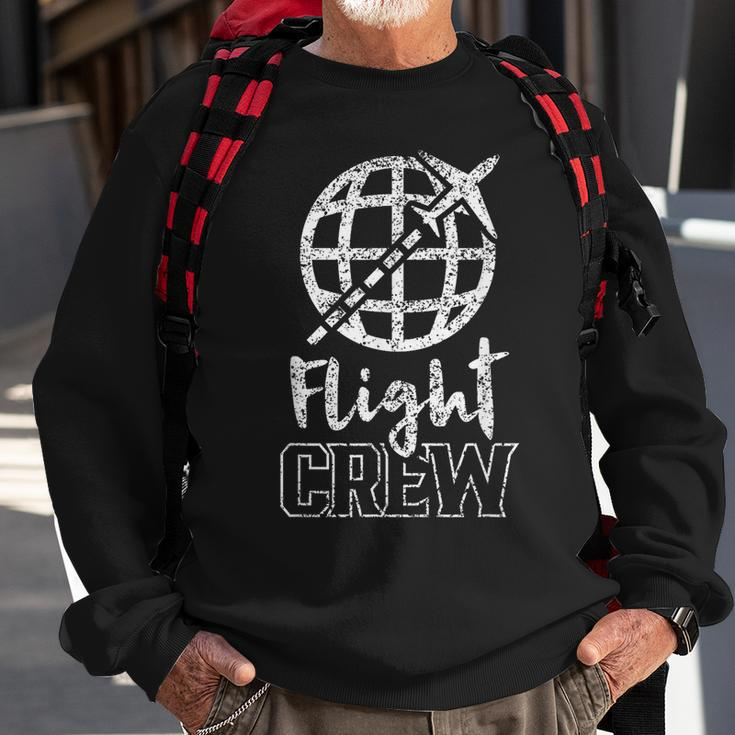 Flight Crew Cabin Crew Attendant Airplane Steward Sweatshirt Gifts for Old Men