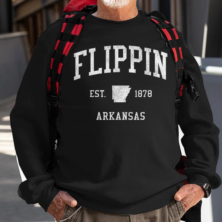 Flippin Ar Vintage Athletic Sports Js01 Sweatshirt Gifts for Old Men