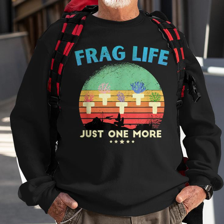 Frag Life Coral Reef Saltwater Aquarium Aquarist Sweatshirt Gifts for Old Men