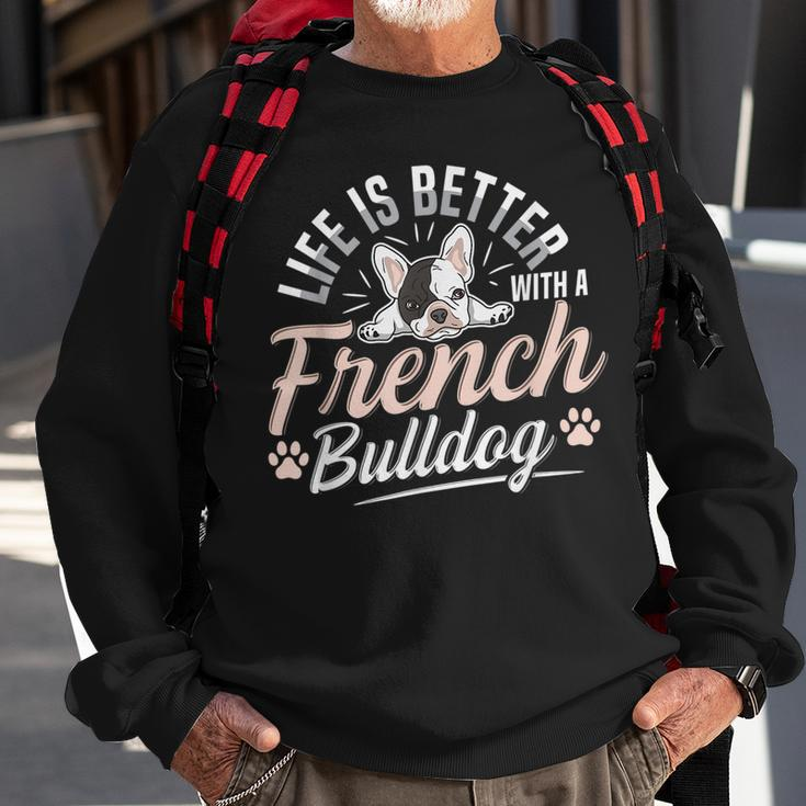 French Bulldog Design For A French Bulldog Owner Sweatshirt Gifts for Old Men