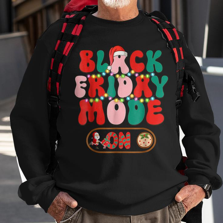 Friday Shopping Crew Mode On Christmas Black Shopping Family Sweatshirt Gifts for Old Men