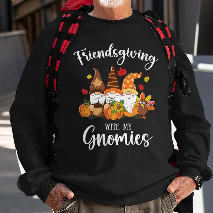 Friendsgiving With My Gnomies Thanksgiving Three Gnomes Sweatshirt Gifts for Old Men
