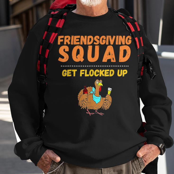 Friendsgiving Squad Get Flocked Up Matching Friendsgiving Sweatshirt Gifts for Old Men