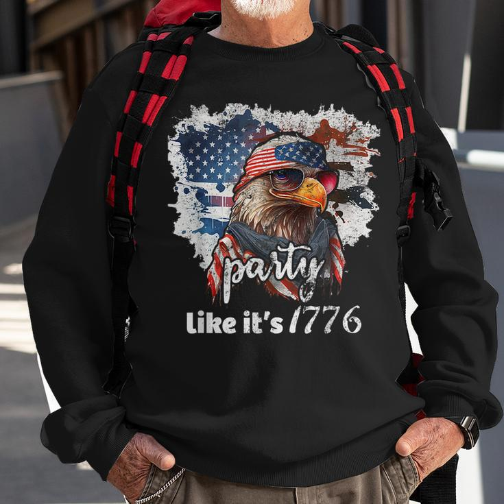Funny 4Th Of July American Flag And Eagle Cool 4Th Of July Sweatshirt Gifts for Old Men