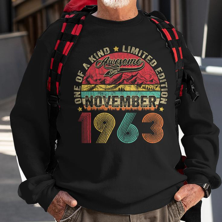 60 Years Old November 1963 Vintage 60Th Birthday Sweatshirt Gifts for Old Men