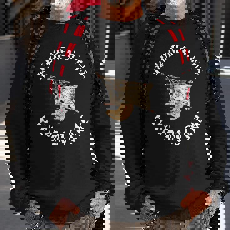 Beware Of The Flying Squirrel Apparel Sweatshirt Gifts for Old Men