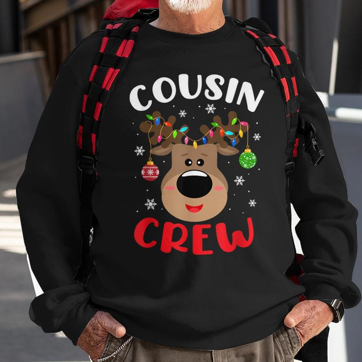 Cousin Crew Cute Reindeer Family Matching Pajama Xmas Sweatshirt Gifts for Old Men