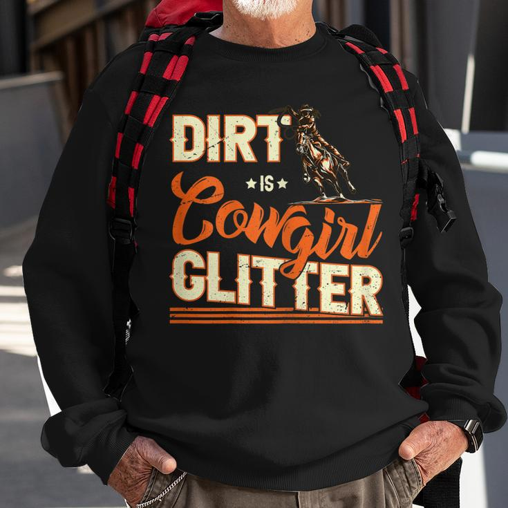 Funny Cowgirl Graphic Women Girls Cowgirl Western Rodeo Sweatshirt Gifts for Old Men