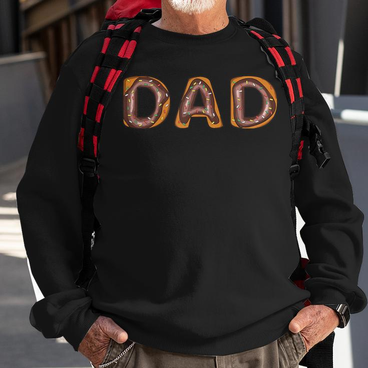 Donut Dad Donut Lover Father's Day For Dad Sweatshirt Gifts for Old Men