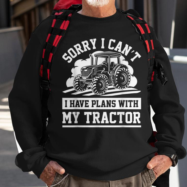 Funny Farm Tractors Farming Truck Enthusiast Saying Outfit Sweatshirt Gifts for Old Men
