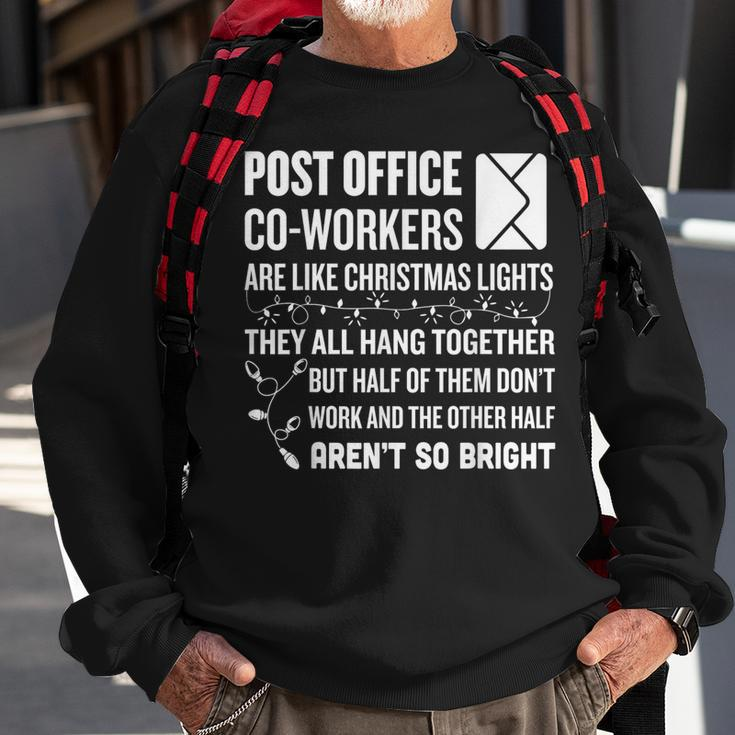 Holiday Postal Worker Christmas Sweatshirt Gifts for Old Men