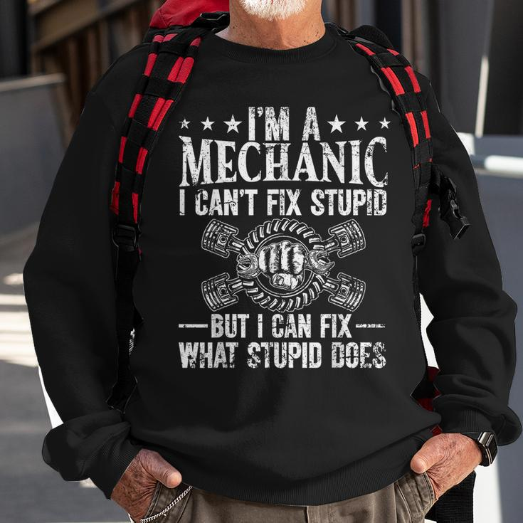 Funny Im A Mechanic For Men Dad Car Automobile Garage Sweatshirt Gifts for Old Men